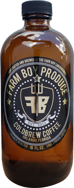 Farm Boy Produce Coldbrew Coffee kombucha bottle