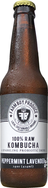 Farm Boy Produce Peppermint Lavender kombucha bottle
